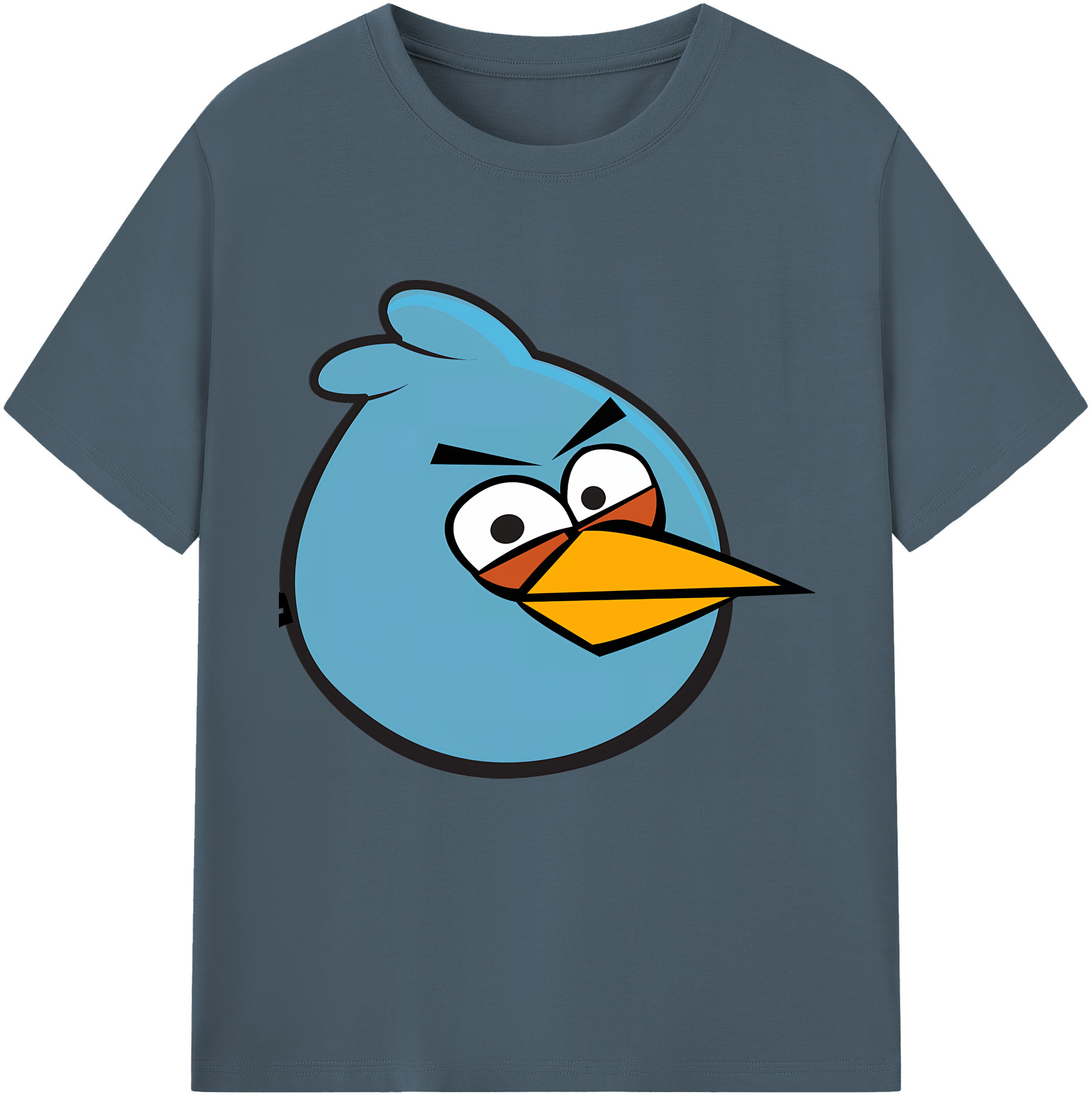 （画像用） Angry Birds アングリーバード 綿100％半袖Tシャツ（フロントプリント）